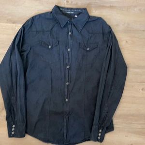 Guess Jeans Vintage 1901 Men’s Long Sleeved button down shirt Size L